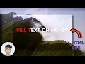 Fill Text On Hover CSS Hover Effect
