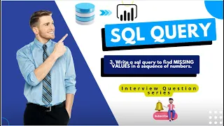 3 How to find sql query to find MISSING VALUES in a sequence of numbers