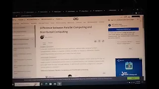 Difference between Parallel Computing and Distributed Computing
