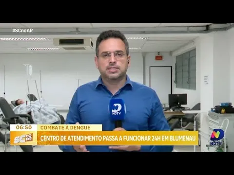 Ampliação do horário: centro de atendimento contra dengue funcionará 24 horas em Blumenau