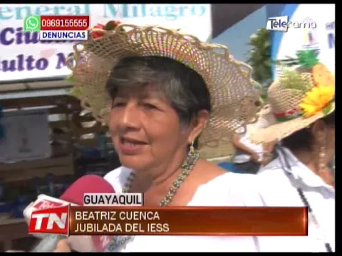 IESS realizó feria ciudadana del adulto mayor en parque Samanes