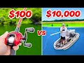 Download Lagu $100 vs $10,000 Budget Fishing Challenge (Rod, Reel, Boat, Lures)