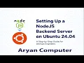 How to Install Node js Server with PM2 on Ubuntu 24 04 Install Node js PM2 on Ubuntu 24 04
