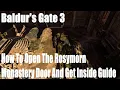 Baldur s Gate 3 How To Open The Rosymorn Monastery Door And Get Inside Guide