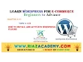 WordPress for E-Commerce - How To Install And Activate WordPress Plugins