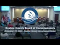 Onslow County Board of Commissioners Meeting