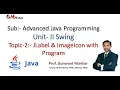 Topic-2 JLabel ImageIcon with Program Advanced JAVA Programming Unit-II