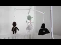 Baby mobile - Star wars Chewbacca Yoda Darth Vader r2d2 death star