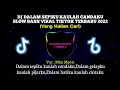 Download Lagu DJ DALAM SEPIKU KAULAH CANDAKU (CINTAKU) SLOW BASS VIRAL TIKTOK TERBARU 2022