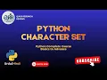 Python Character Set Understanding Characters ASCII Unicode in Python Urdu Hindi