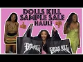 DOLLS KILL SAMPLE SALE HAUL MAYA S MAKEUP