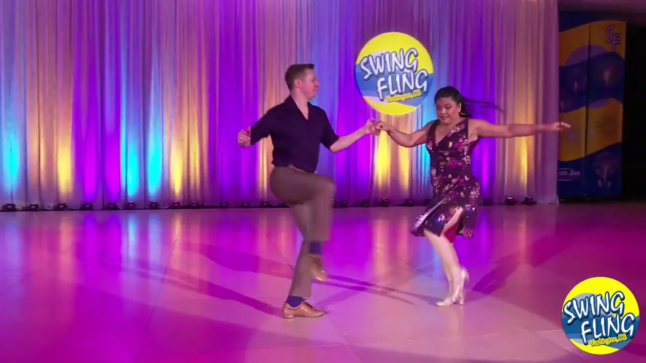 Swing Fling 2023 Rising Star Geoff Newell & Abi Schneider