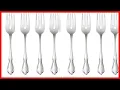 Oneida Chateau Fine Flatware Set Stainless Set of 4 Salad Forks