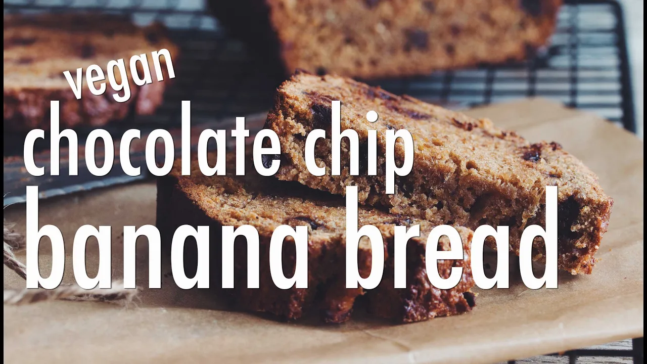 vegan chocolate chip banana bread   hot for food