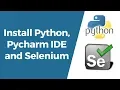 Selenium with Python Tutorial 1-Installing Python Selenium Pycharm IDE