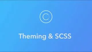 Ionic Creator Tutorials Theming SCSS