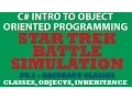 C Star Trek Battle Simulator Pt 2 Finishing Abstract Classes and setting up Inheritance