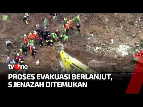 Hujan dan Puing Bangunan Jadi Kendala Proses Pencarian Korban di Cijedeil Cianjur