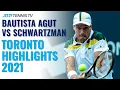 Epic Roberto Bautista Agut vs Diego Schwartzman Battle Toronto 2021 Match Highlights