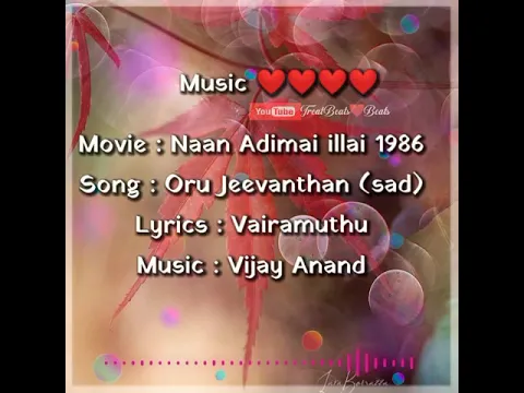 Download MP3 Oru Jeevanthan Un Padal/Naan Adimai Illai/SPB Full Lyrical