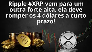 Ripple #XRP rumo a uma grande pernada de alta, ela deve passar dos 5 dólares, padrão de livro