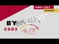 How to Create Awsome 3D Text Skew Rotate Effect by CSS3 - CSS3 Text Effect