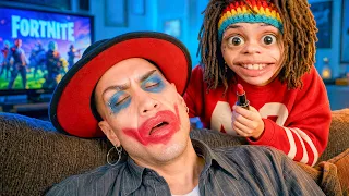 try not to laugh eddie mora prank wars of timmy vs dad funny shorts 1