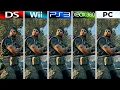 Call of Duty Black Ops 2010 DS vs Wii vs PS3 vs XBOX 360 vs PC Graphics Comparison