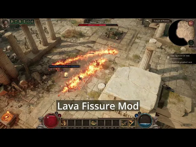 Titan Quest II | Earth Mastery: Fissure Skill &amp; Modifiers