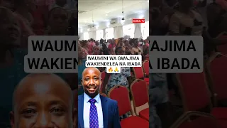 WAUMINI WA ASKOFU GWAJIMA WAKIENDELEA NA IBADA Shortvideo 