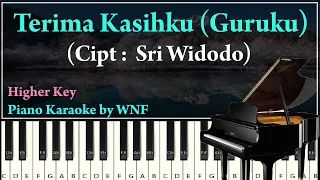 Download (Higher) Iringan Piano Terima Kasihku (Guruku) | Lagu Nasional Terima Kasihku Piano Karaoke MP3