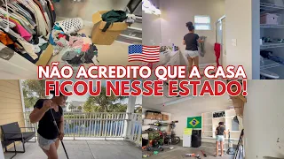 FAXINÃO NA GRINGA | CASA BAGUNÇADA NOS ESTADOS UNIDOS