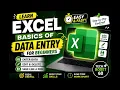 MS Excel Data Entry Tutorial for Beginners Step-by-Step Guide