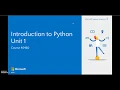 Python Unit 1 Module 1