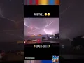 Spider lightning in the stormy sky