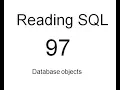 Database objects SQL Tutorial 97