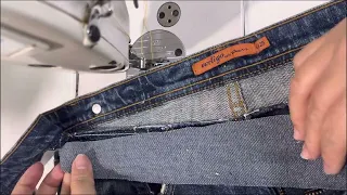 How to Fix Jeans With a Front Waistband That’s Too Short