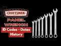 Sears Craftsman Tools Raised Panel Wrench Manufacturer Identification Dates Codes and History