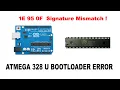 SOLVED 1E 95 0F or Yikes Invalid Device Signature Error of Arduino Bootloader Atmega 328 U