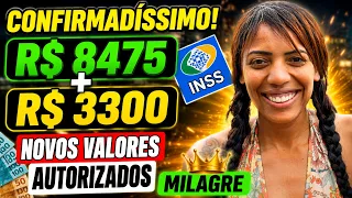 CONFIRMADÍSSIMO! R$ 8475 + R$ 3300 NA CONTA DOS APOSENTADOS EXCLUSIVO FOI AUTORIZADO