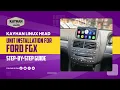 FGX falcon head unit install tutorial - kayhan Linux headunit with CarPlay