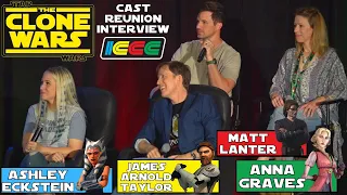 CLONE WARS Cast Reunion Interview - Ashley Eckstein James Arnold Taylor Matt Lanter Anna Graves