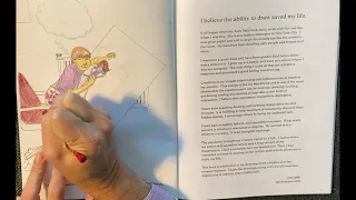 Queer Coloring Book Drawing Demo My first influences as a fashion illustrator