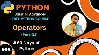 Day-5 60 Days of Python Python Operators Part-1 Python Bangla Tutorial for Beginner to Advancd