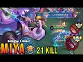 Download Lagu 21 Kills!! Legendarische Miya VS Top Global Arlott \u0026 Angela!! - Bouw Top 1 Global Miya ~ MLBB