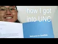How I Got Into UNC Chapel Hill out of state GPA ACT extracurriculars APs