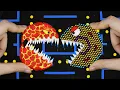 Download Lagu Pacman Stop Motion ASMR ⚡Pac Man's Peril Trapped Between Creatures of Chaos!