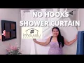 Hookless No hassle Shower Curtain Set Inhousolu Home Decor