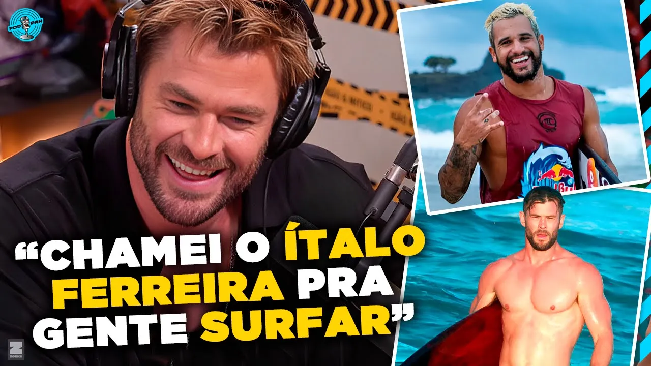 Experiência de Chris Hemsworth no BRASIL