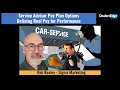 Dealership Service Advisor Pay Plan Options